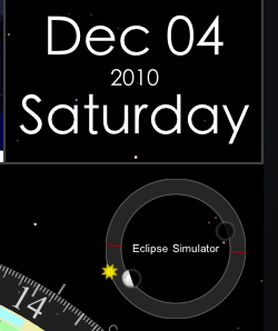 Eclipse simulator in Emerald Observatory